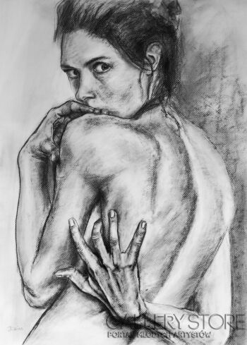 Iwona Weiss-CZARNE OCZY-Rysunek