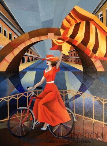 Izabela Bajda-Pod niebem geometrycznym-Malarstwo