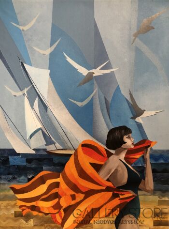 Izabela Bajda-Słona wolność-Malarstwo
