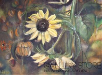 Izabela Domaniecka-Sunflowers-Olej