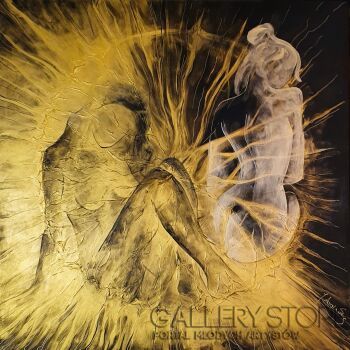 J. Aurelia Sikiewicz-Wojtaszek-GOLD OF SUN RAYS-Akryl