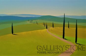 Jacek Malinowski-Estate in Val d'Orcia-Malarstwo