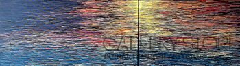 Jacek Malinowski-Il tramonto in mare-Malarstwo