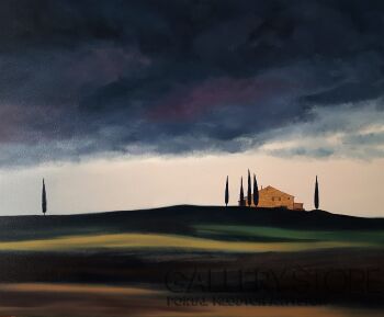 Jacek Malinowski-Val d'Orcia II-Olej