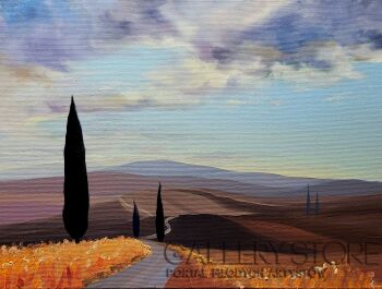 Jacek Malinowski-Val d'Orcia II-Olej