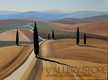 Jacek Malinowski-Val d'Orcia IV-Malarstwo