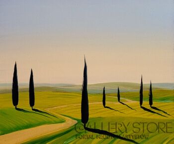 Jacek Malinowski-Val d'Orcia VI-Malarstwo