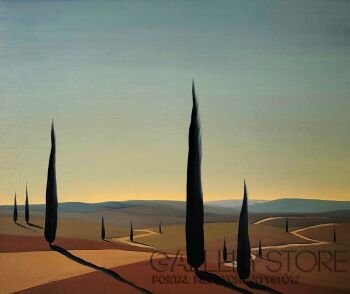 Jacek Malinowski-Val d'Orcia VII-Malarstwo
