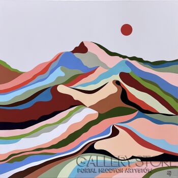 Jagoda Dziewanowska-Mountains-Malarstwo
