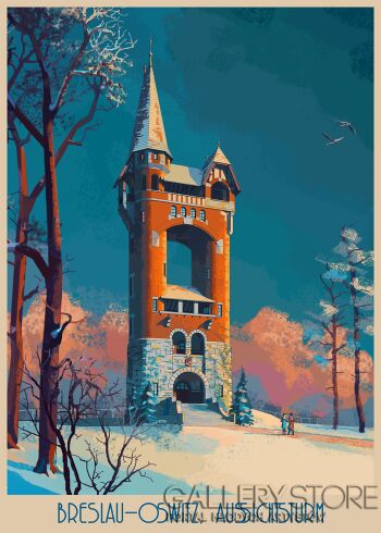 Jan Jerzmański-Aussichtsturm lll-Grafiki i plakaty