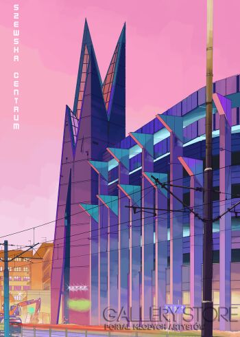 Jan Jerzmański-Szewska Centrum-Grafiki i plakaty