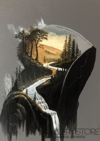 Jan Latocha-"Cisza jak ta..."-Malarstwo