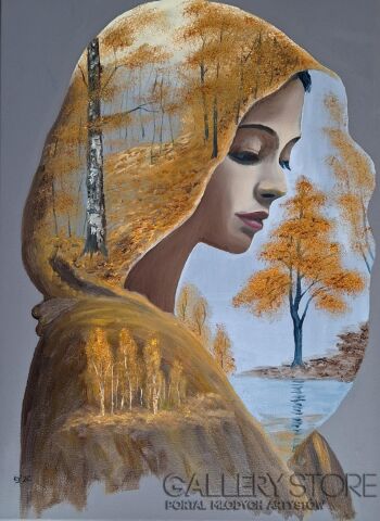 Jan Latocha-Cztery pory roku - Jesień-Malarstwo