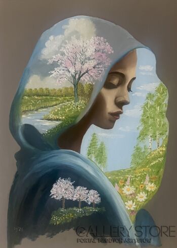 Jan Latocha-Cztery pory roku - Wiosna-Malarstwo