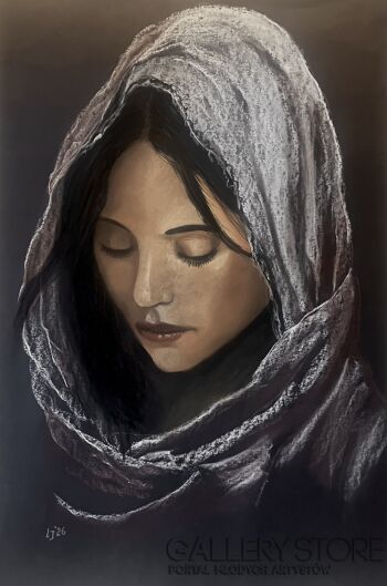 Jan Latocha-Mgłą otulona-Malarstwo