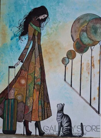 Jan Latocha-Pożegnanie-Malarstwo