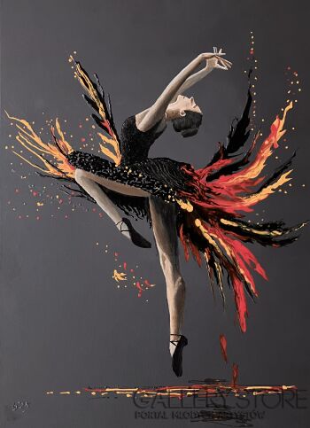 Jan Latocha-W ognistym tańcu-Malarstwo