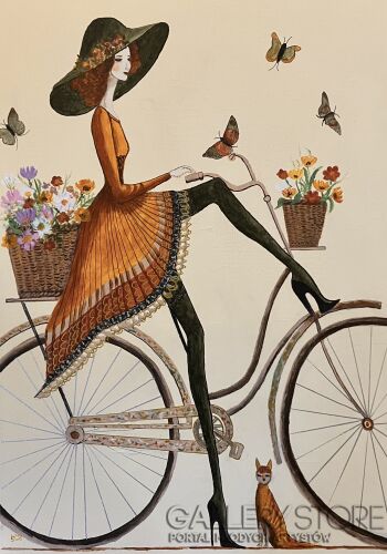 Jan Latocha-"Wiosna, ach to Ty!"-Malarstwo