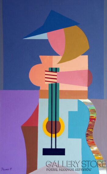 Gitara i kobieta