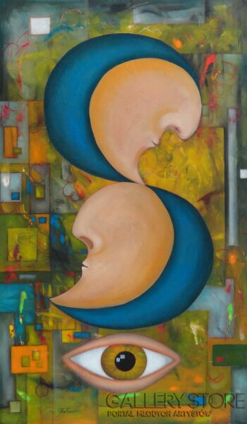 Janina Batko-" Magia dotyku "-Malarstwo