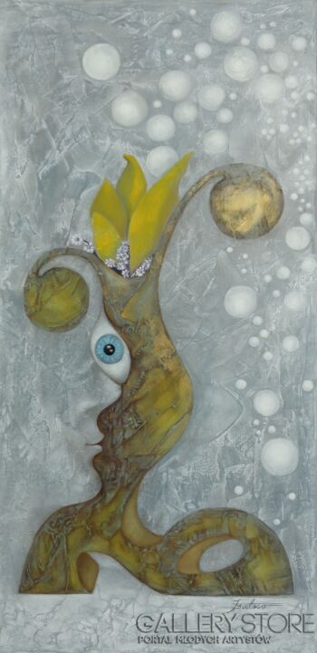 Janina Batko-"Wysokie obcasy"-Malarstwo