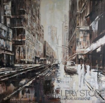 Janusz Orzechowski-Abstrakcja 12-Malarstwo