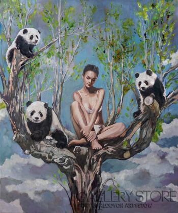 Janusz Orzechowski-Mother of nature -Malarstwo