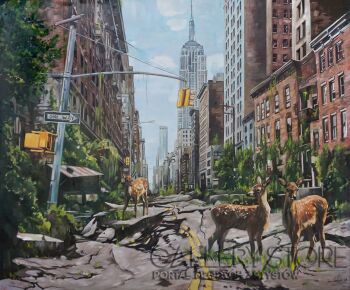 Janusz Orzechowski-Trzysta osiemdziesiąt lat później-Malarstwo