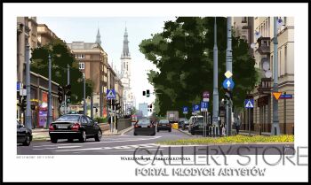 Jerzy Boberski-Warszawa, ul. Marszałkowska-Grafiki i plakaty