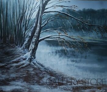 Joanna Frączyk-Chłodne szepty mgieł.-Malarstwo