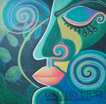 Joanna Frączyk-Cieniste wyciszenie-Malarstwo