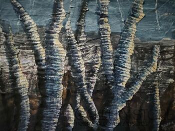 Joanna Frączyk-Drzewa nie mówią, ale rejestrują-Malarstwo