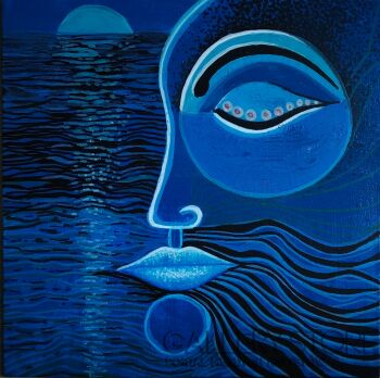 Joanna Frączyk-Senny ocean-Malarstwo