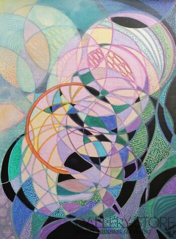 Joanna Frączyk-W ogrodzie geometrii-Malarstwo