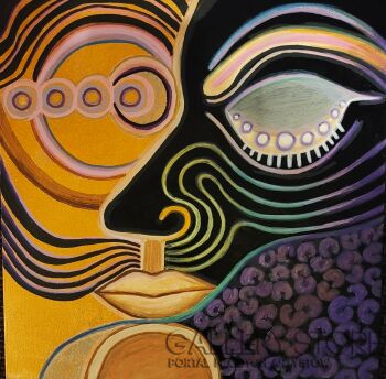 Joanna Frączyk-Winylowe melodie-Malarstwo