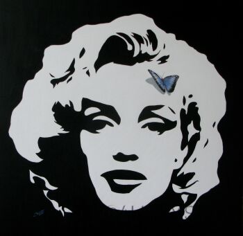 Joanna Pasicka-Marilyn Monroe-Akryl