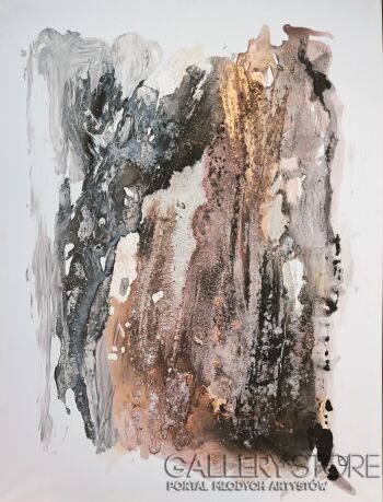 Joanna Pyrskała-Warstwy czasu.-Malarstwo
