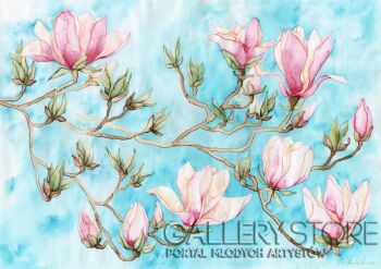 Gałązki magnoli