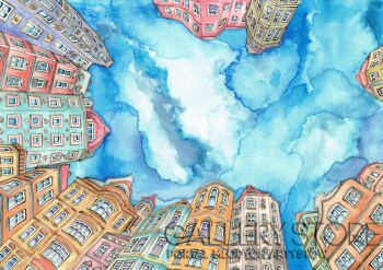 Joanna Rzeźnik-Kolory nieba przed burzą-Malarstwo