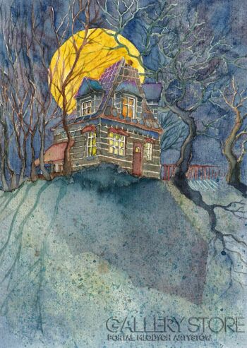 Joanna Rzeźnik-Noc za miastem-Malarstwo