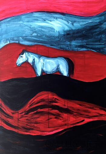 Julia Materzok-Na prerii-Malarstwo