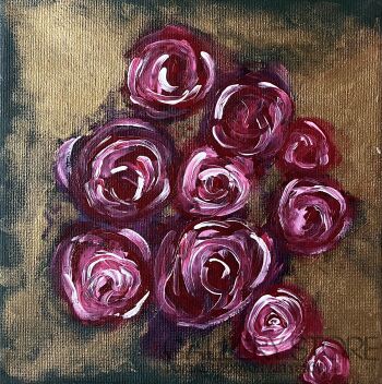 Julia Materzok-Róże-Malarstwo