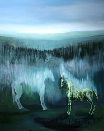 Kacper Piskorowski-Horse spirit-Malarstwo