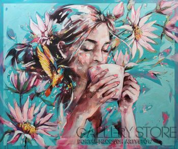 Kamila Jarecka-HERBATA Z LOTOSU-Malarstwo