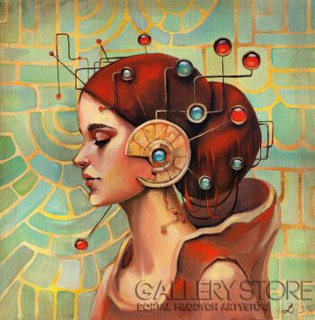 Katarzyna Bruniewska-Gierczak-Futurystyczny umysł-Malarstwo