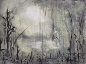 Katarzyna Śliwka-Mrok poranka-Malarstwo