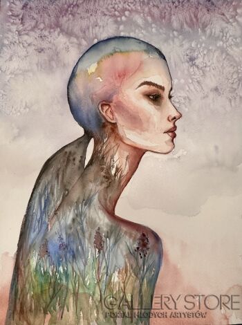 Katia Meller-Echa wewnętrznego ogrodu-Malarstwo