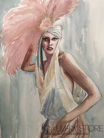 Katia Meller-Kiedy mówią ‘Przesada’, uśmiecham się-Malarstwo