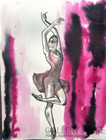 Katia Meller-Magenta-Malarstwo