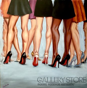 Katia Meller-Rytm Obcasów -Malarstwo